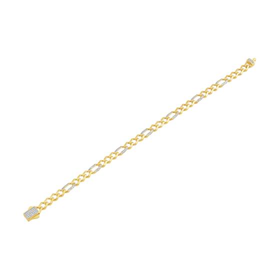 Mens Diamond Cuban Bracelet