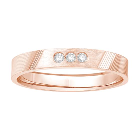 Mens Diamond Set Wedding Band