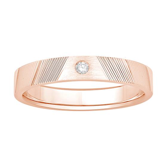 Mens Diamond Set Wedding Band