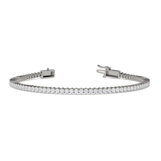 Classic Round Diamond Tennis Bracelet