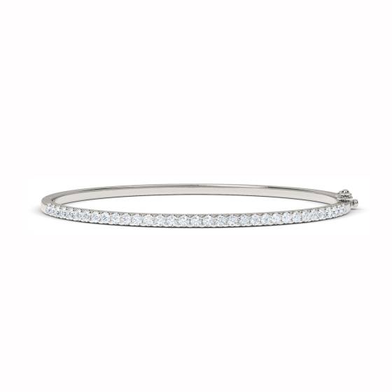 1.00ct VS/E-F Elegant Round Diamond Set Bangle
