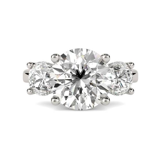 Oval & Round Trilogy Ring