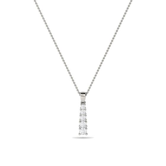 Classic Round Diamond Pendant