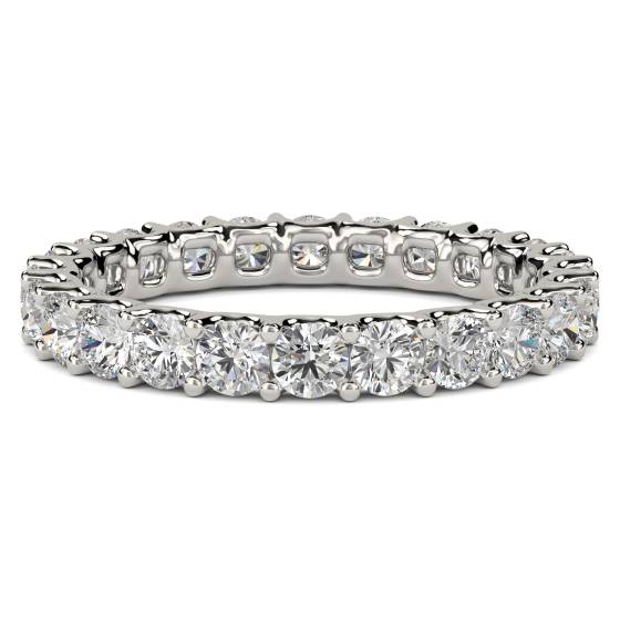 Round Full Diamond Eternity Ring