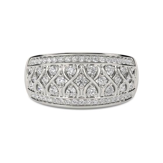 12.5mm Designer Cluster Dress Ring