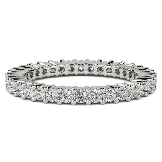 2mm Elegant Round Diamond Full Eternity Ring