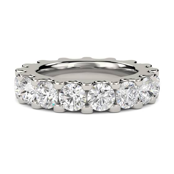 4.00ct VVS/E-F Lab Grown Elegant Round Diamond Full Eternity Ring