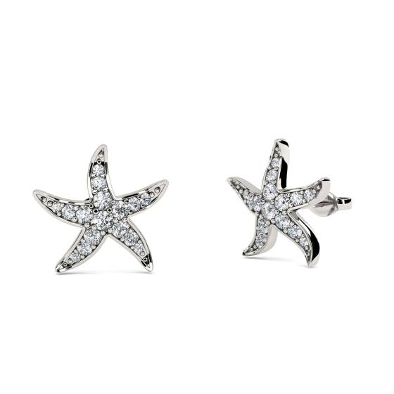 0.20ct Classic Round Diamond Designer Earrings