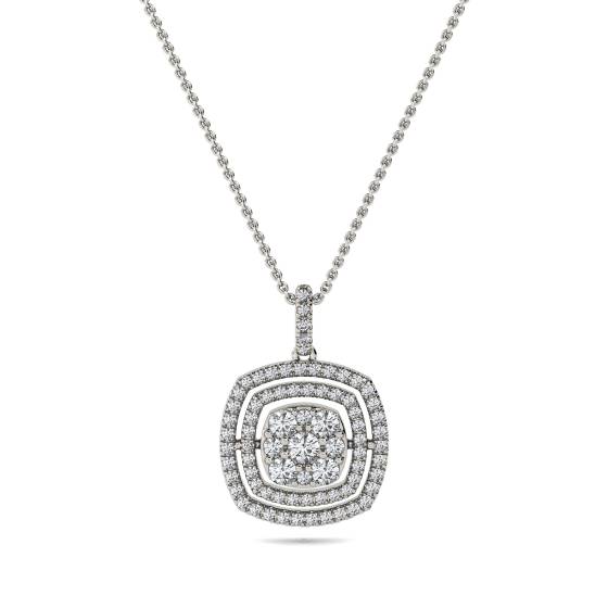 Movable Round Diamond Designer Pendant