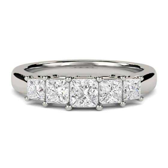 Unique Princess Diamond Eternity Ring