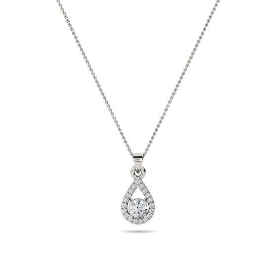 Stylish Round Diamond Designer Pendant