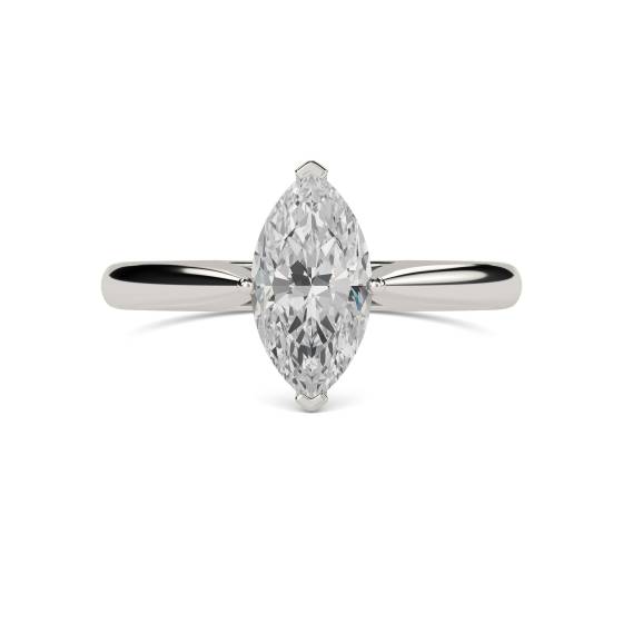 Classic Marquise Diamond Engagement Ring
