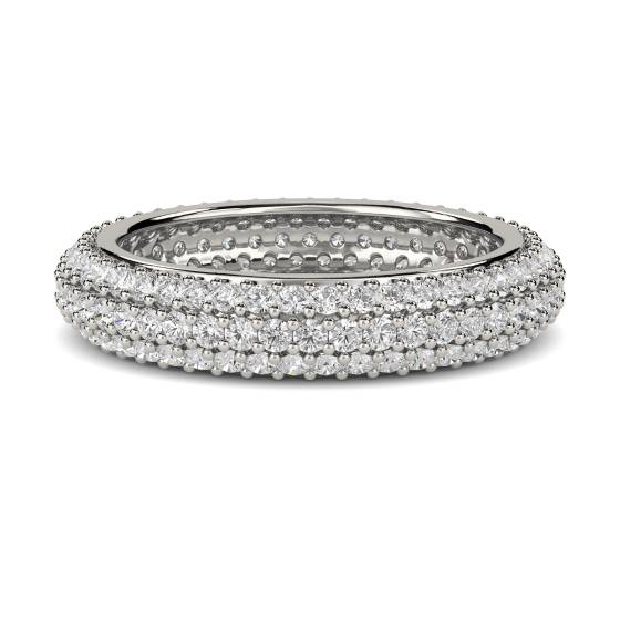 Round Full Diamond Eternity Ring