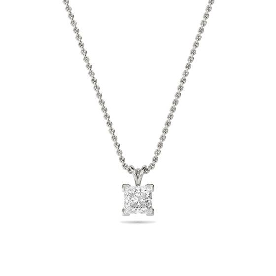 Princess Diamond Pendant