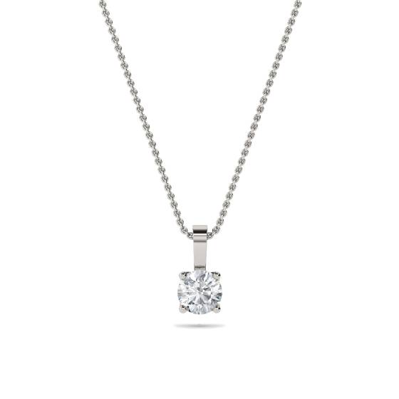 Round Diamond Pendant