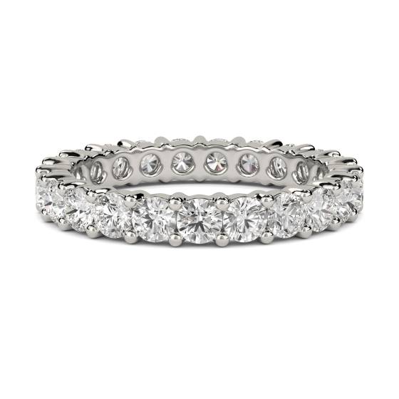 Round Diamond Full Eternity Ring
