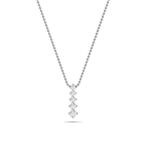 Classic Round Diamond Pendant