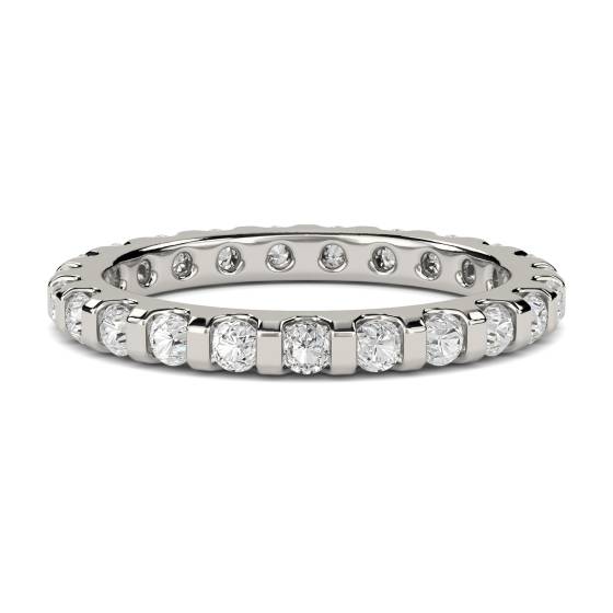 2.5mm Elegant Round Diamond Full Eternity Ring