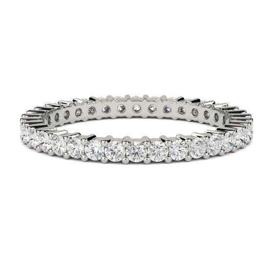 Round Diamond Full Eternity Ring