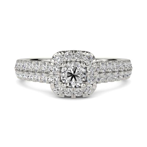 1.25ct VS/E-F Round Diamond Bridal Set
