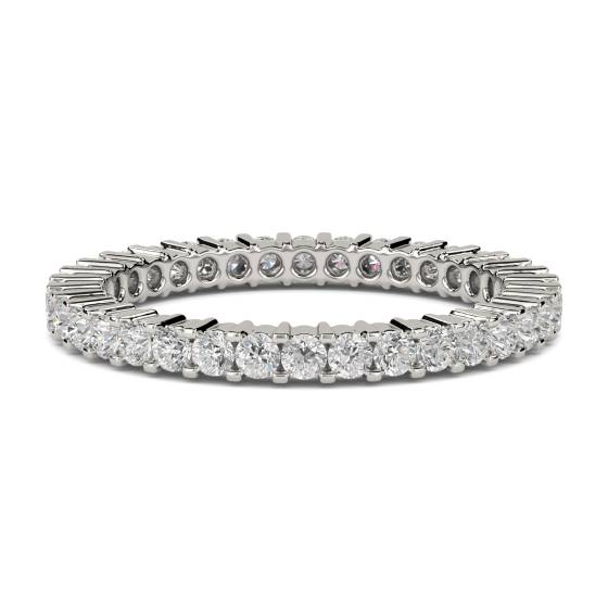 2mm Elegant Round Diamond Full Eternity Ring