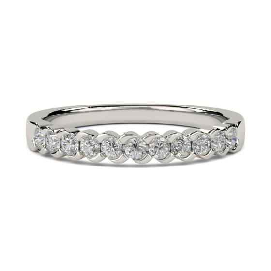 2mm Elegant Round Diamond Eternity Ring