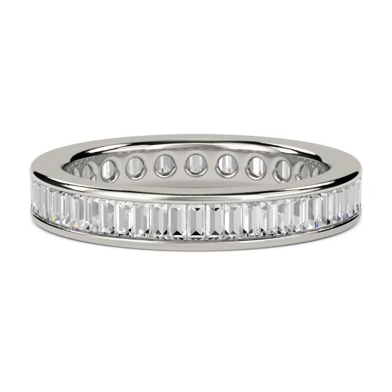 1.00ct Classic Baguette Diamond Full Eternity Ring