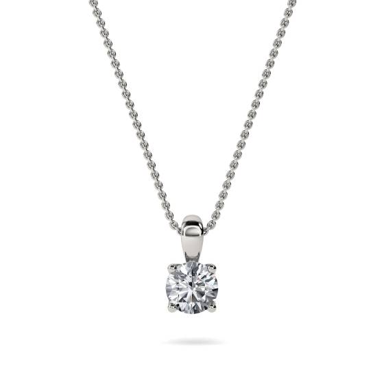 Round Diamond Pendant