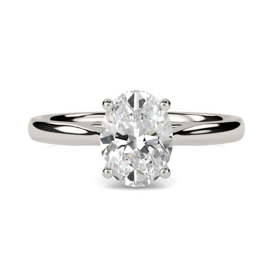Oval Diamond Engagement Ring