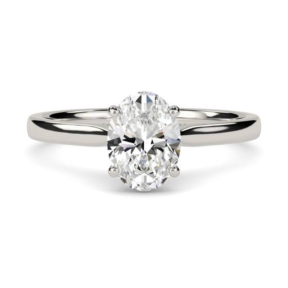 Oval Diamond Engagement Ring