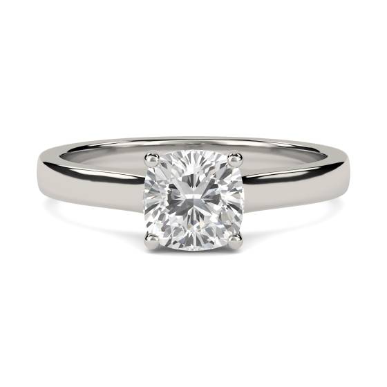 Cushion Diamond Engagement Ring