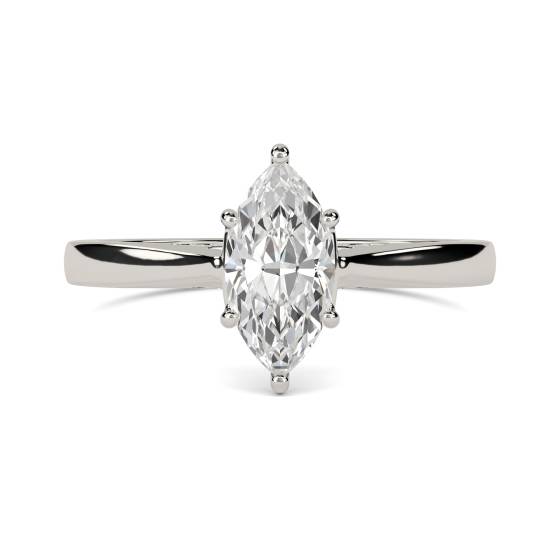 Elegant Marquise Diamond Engagement Ring