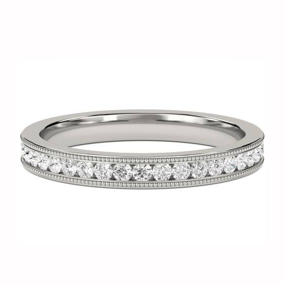 0.50ct VS/F-G Round Diamond Cut Wedding Ring