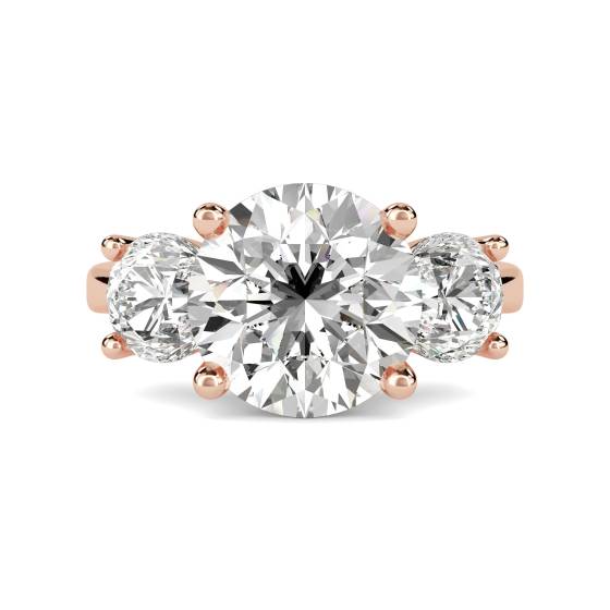 Oval & Round Trilogy Ring