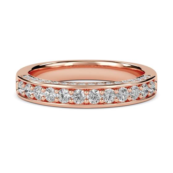 Unique Round Diamond Eternity/Wedding Ring