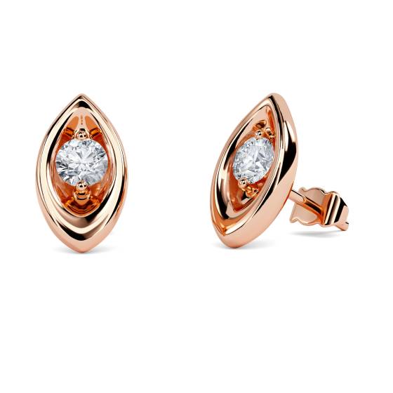Round Diamond Designer Earrings
