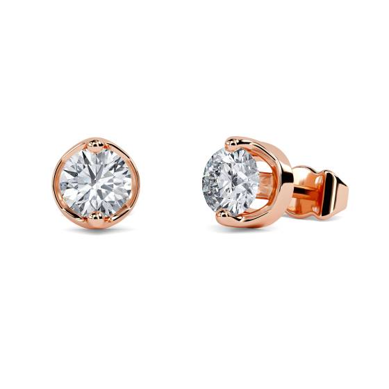 0.25ct Classic Round Diamond Earrings