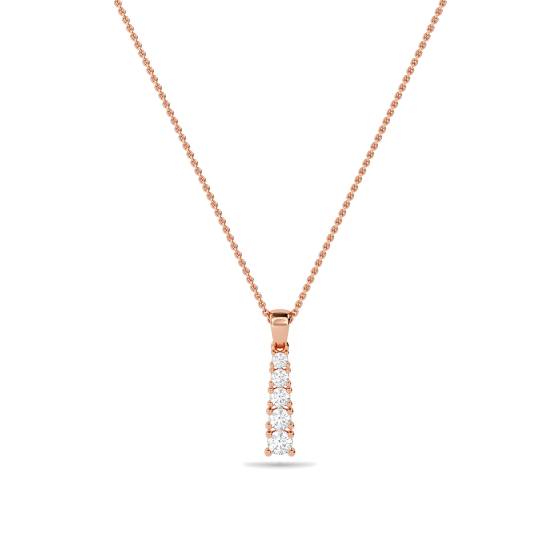 Classic Round Diamond Pendant