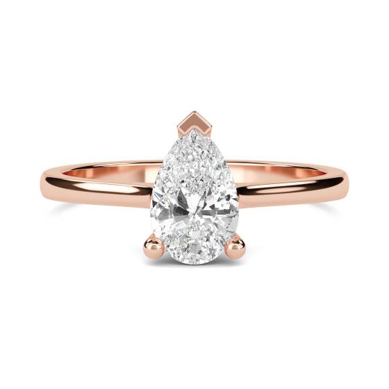 0.25ct Stylish Pear Diamond Engagement Ring
