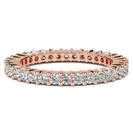 2mm Elegant Round Diamond Full Eternity Ring