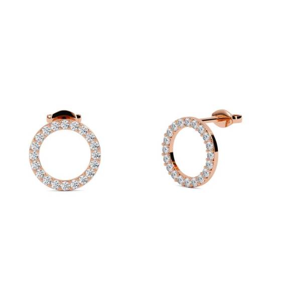 0.15ct SI/F-G Round Natural Diamond Earrings
