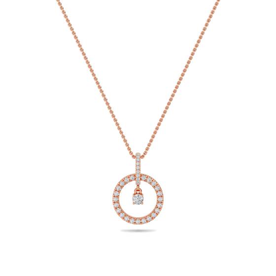 Round Diamond Designer Pendant