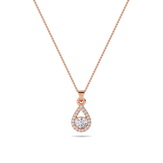 Stylish Round Diamond Designer Pendant