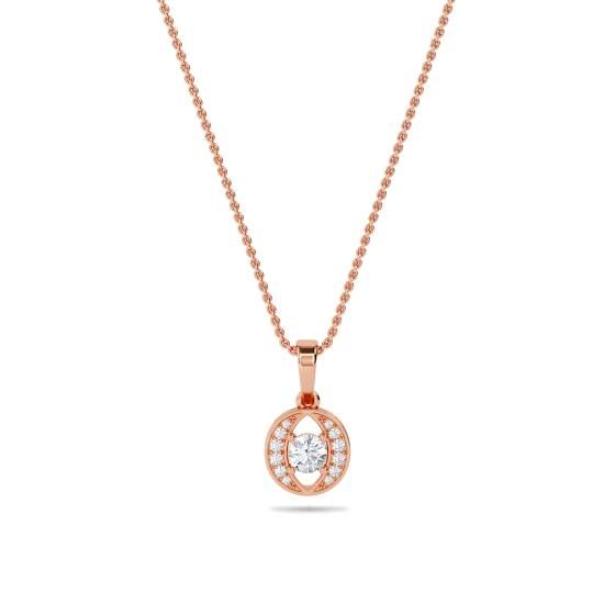 Unique Round Diamond Designer Pendant
