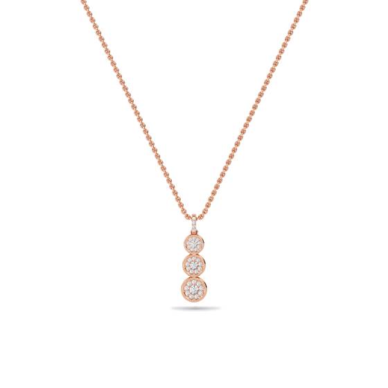 Elegant Round Diamond Designer Pendant