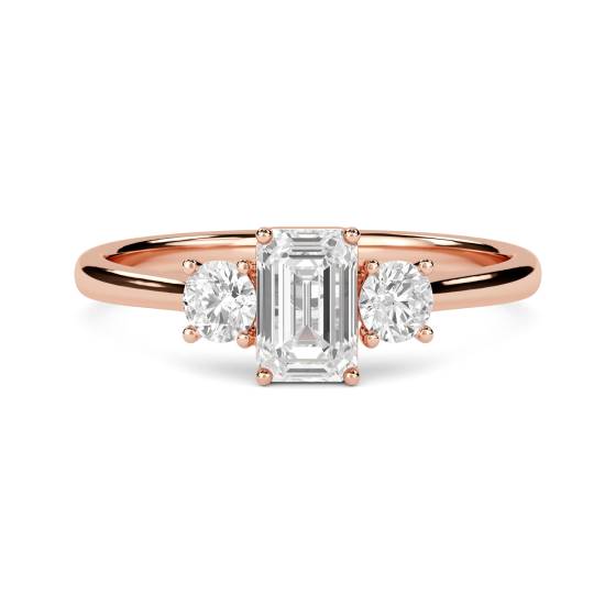 Emerald Trilogy Ring