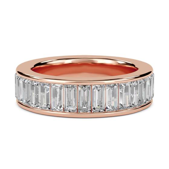 Elegant Baguette Diamond Full Eternity Ring