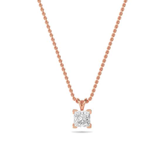 Princess Diamond Pendant