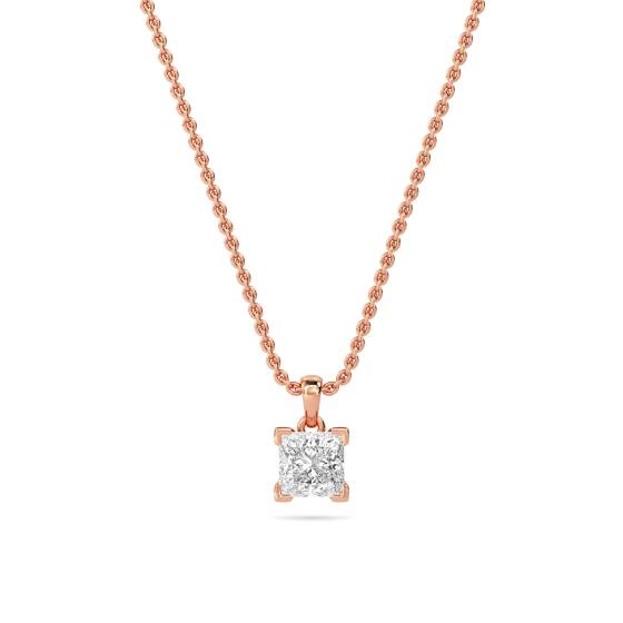 Princess Diamond Pendant