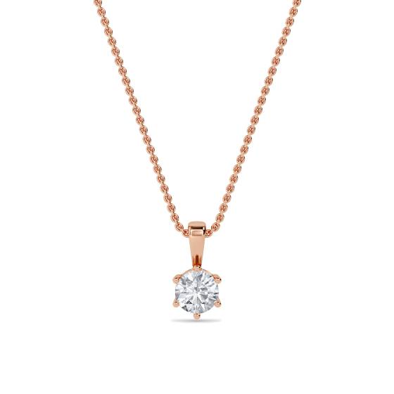 Round Diamond Pendant